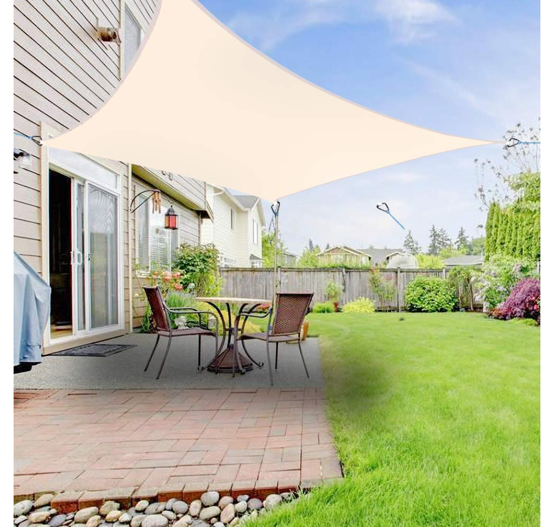 TENDA (SJENILO) ZAŠTITA OD SUNCA VODONEPROPUSNA PRAVOKUTNIK  4X3 M BEŽ